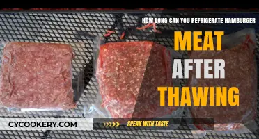 Refrigerating Thawed Hamburger Meat: Safe Storage Duration Explained