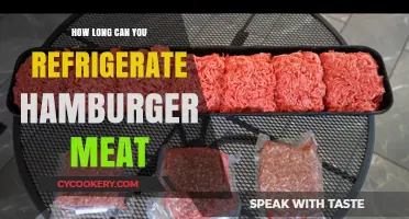 Refrigerating Hamburger Meat: Safe Storage Time and Tips