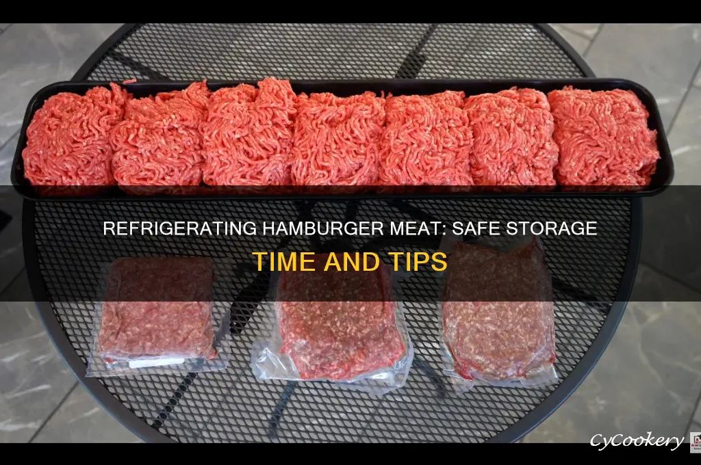 how long can you refrigerate hamburger meat