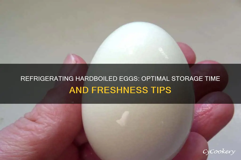 how long can you refrigerate hardboiled eggs