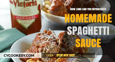 Refrigerating Homemade Spaghetti Sauce: Optimal Storage Time and Tips