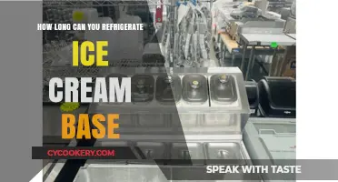 Refrigerating Ice Cream Base: Optimal Storage Time and Tips