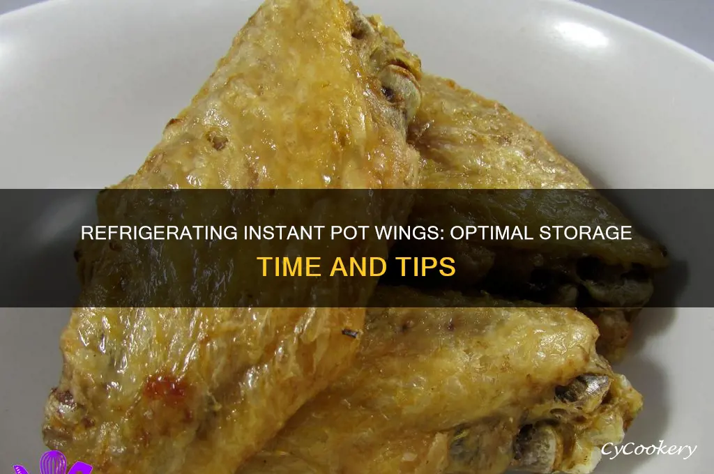 how long can you refrigerate instant pot wings