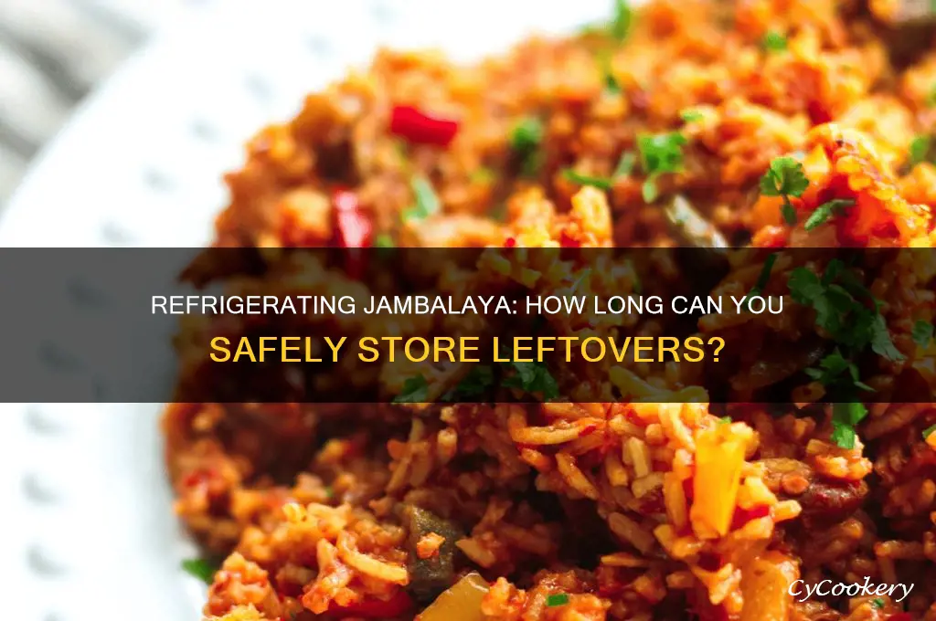 how long can you refrigerate jambalaya