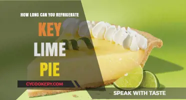 Refrigerating Key Lime Pie: Optimal Storage Time and Freshness Tips