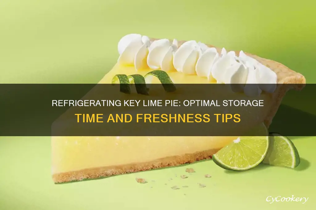 how long can you refrigerate key lime pie