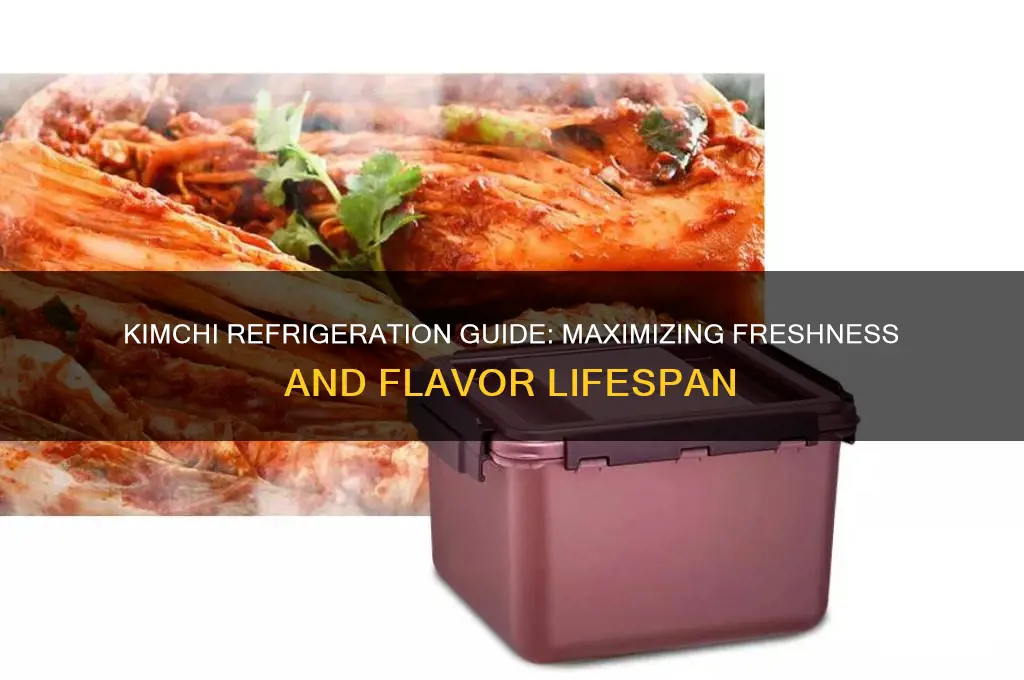 how long can you refrigerate kimchi