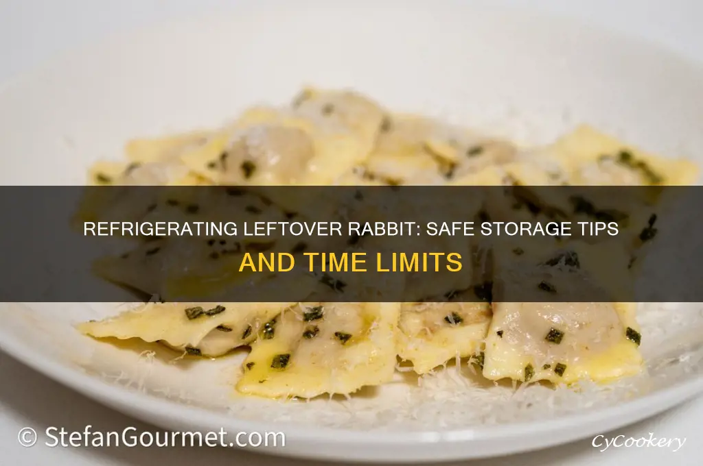 how long can you refrigerate leftover rabbit