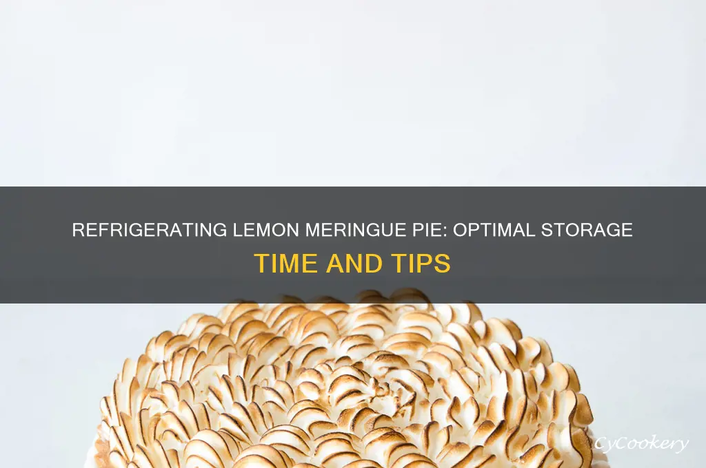 how long can you refrigerate lemon meringue pie