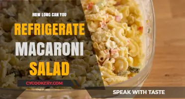 Refrigerating Macaroni Salad: Optimal Storage Time and Freshness Tips