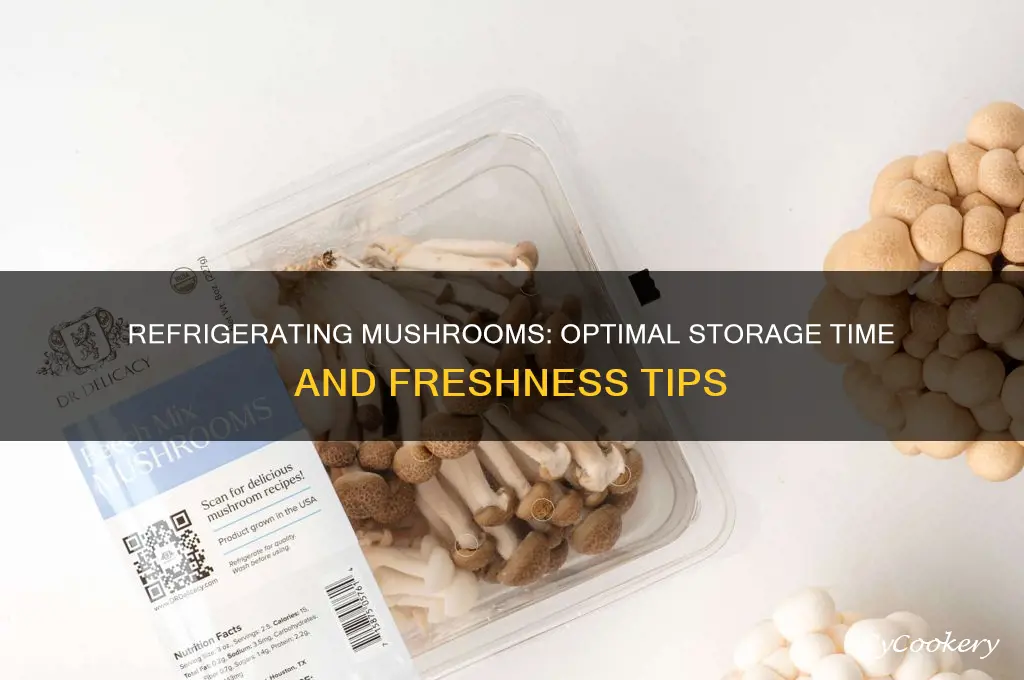 how long can you refrigerate mushroooms