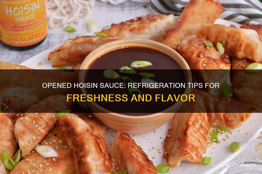 how long can you refrigerate opened hoisin sauce
