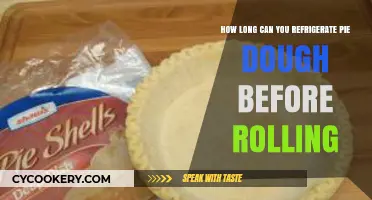 Refrigerating Pie Dough: Optimal Storage Time Before Rolling