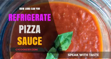 Refrigerating Pizza Sauce: Optimal Storage Time and Freshness Tips