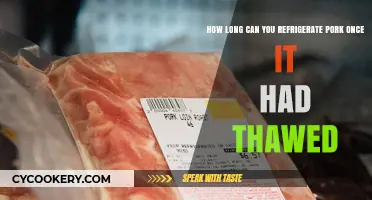 Refrigerating Thawed Pork: Safe Storage Time and Tips