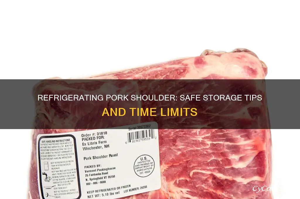 how long can you refrigerate pork shoulder