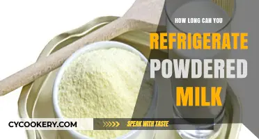 Refrigerating Powdered Milk: Optimal Storage Time and Freshness Tips