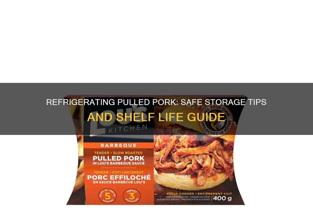 how long can you refrigerate pulled pork