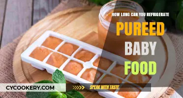 Refrigerating Pureed Baby Food: Safe Storage Duration and Tips