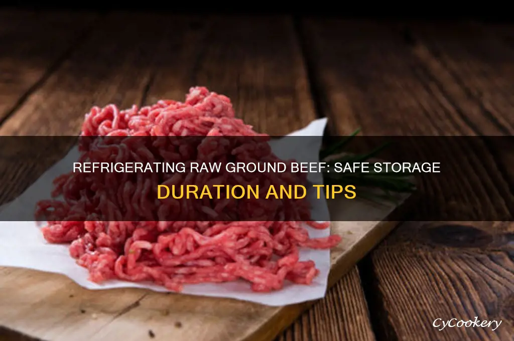 how long can you refrigerate raw ground bee