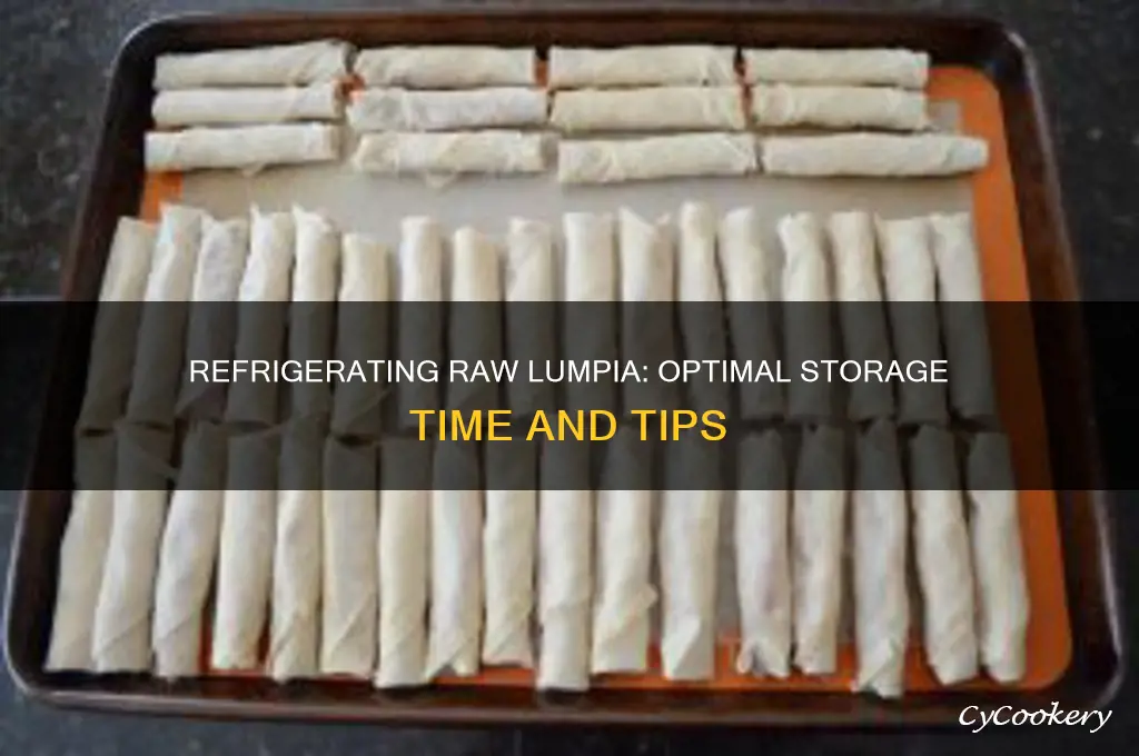 how long can you refrigerate raw lumpia