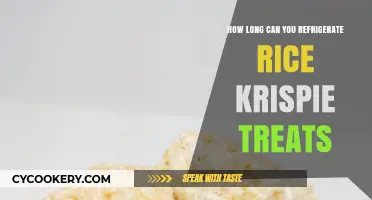 Refrigerating Rice Krispie Treats: Shelf Life and Storage Tips