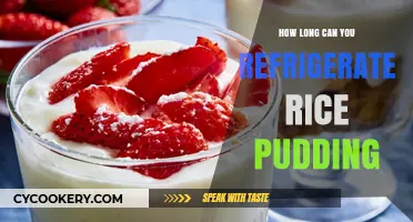 Refrigerating Rice Pudding: Safe Storage Tips and Shelf Life Guide