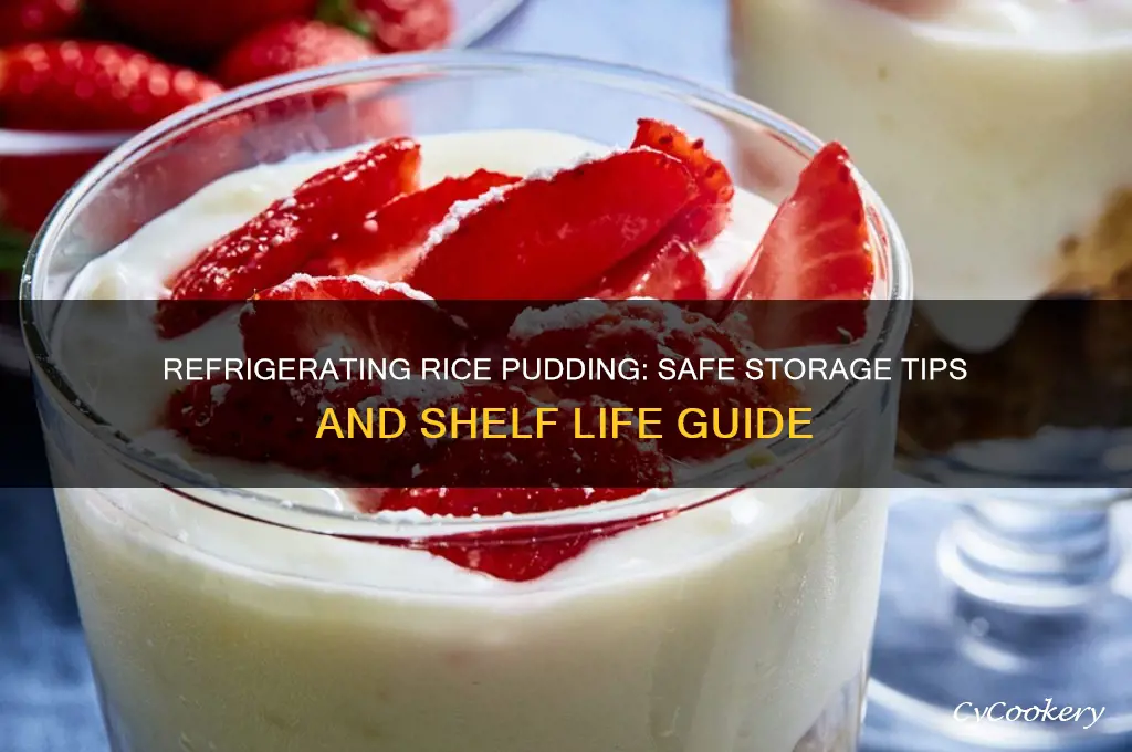 how long can you refrigerate rice pudding