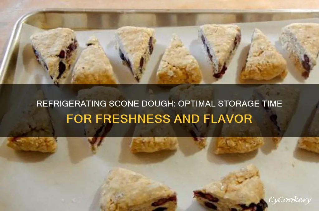 how long can you refrigerate scone dough