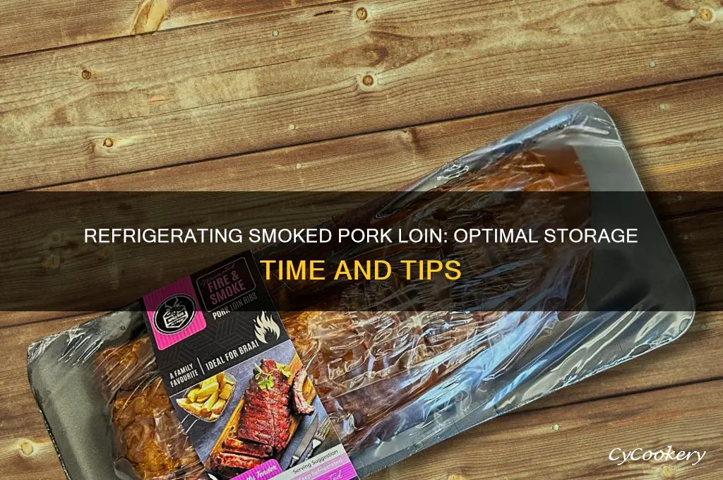 how long can you refrigerate smoke pork loin