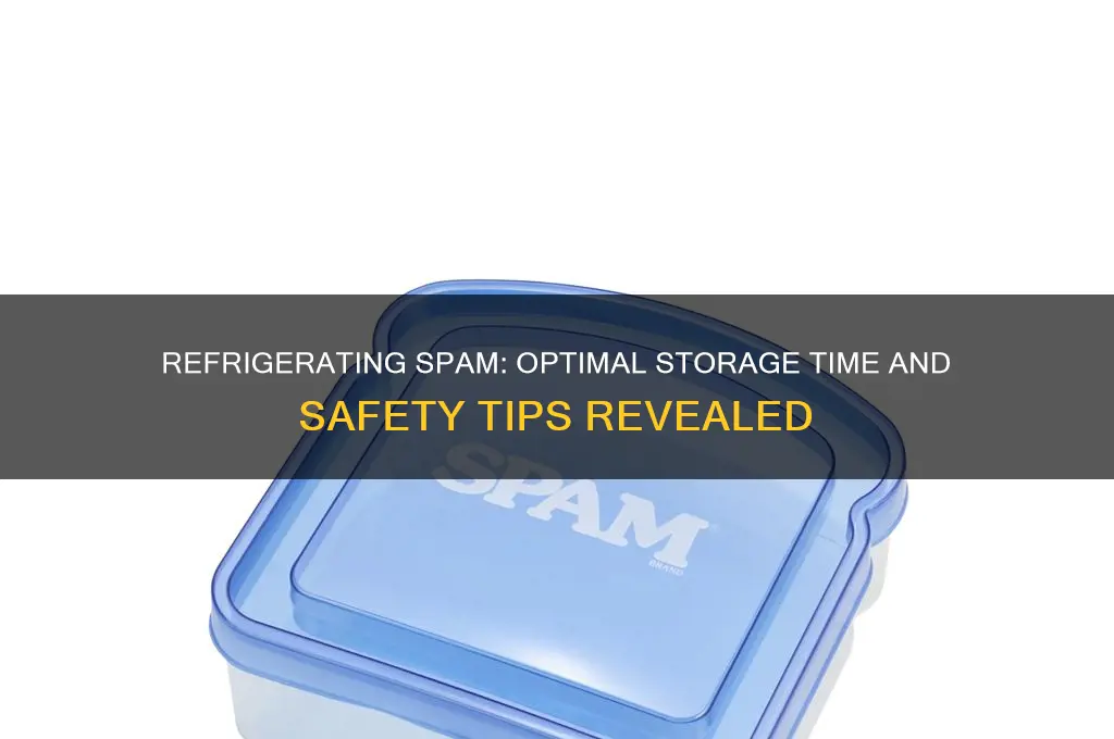 how long can you refrigerate spam