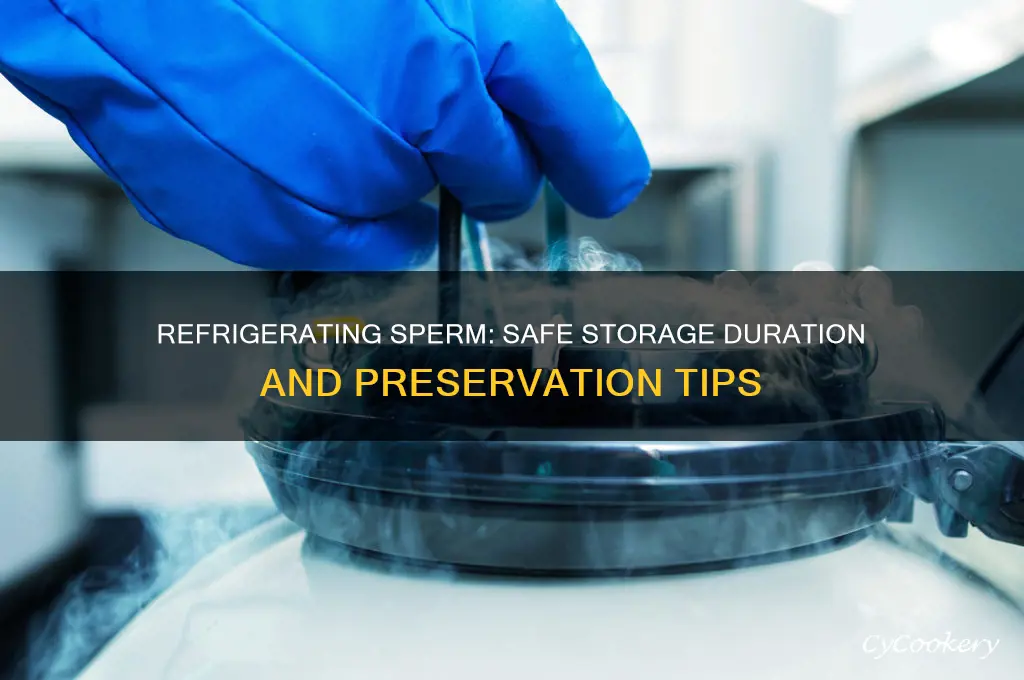 how long can you refrigerate sperm