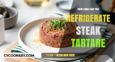 Refrigerating Steak Tartare: Safe Storage Tips and Shelf Life Guide