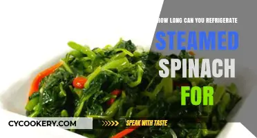 Refrigerating Steamed Spinach: Optimal Storage Time and Tips