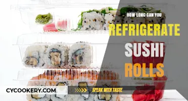 Refrigerating Sushi Rolls: Safe Storage Time and Tips