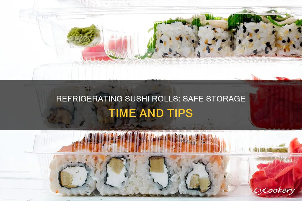 how long can you refrigerate sushi rolls
