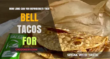 Refrigerating Taco Bell Tacos: Optimal Storage Time and Tips