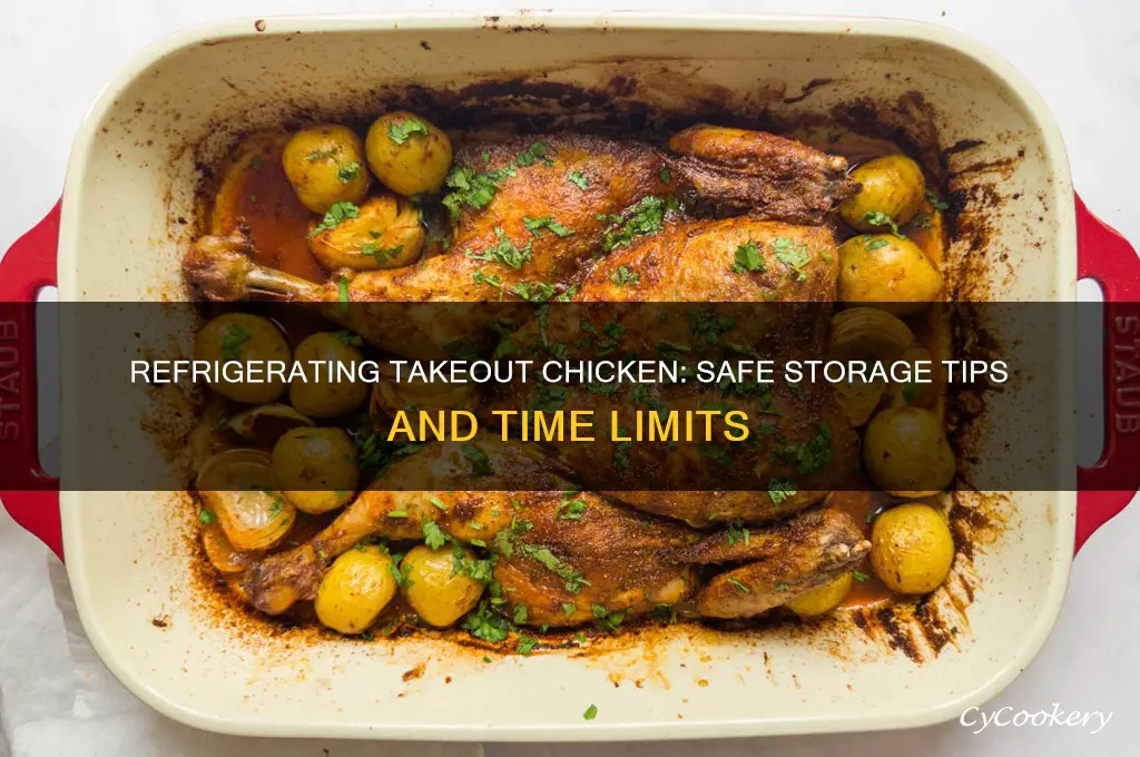 how long can you refrigerate takeout chicken