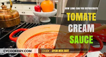 Refrigerating Tomato Cream Sauce: Optimal Storage Time and Tips