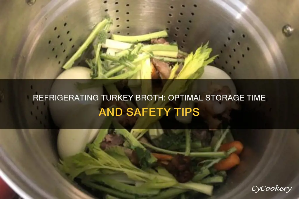 how long can you refrigerate turkey broth