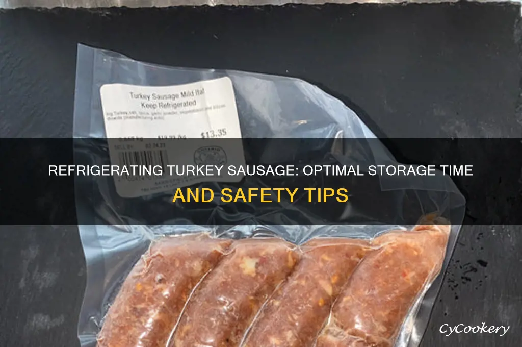 how long can you refrigerate turkey sausage