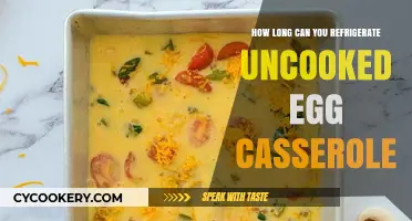 Refrigerating Uncooked Egg Casserole: Safe Storage Time and Tips