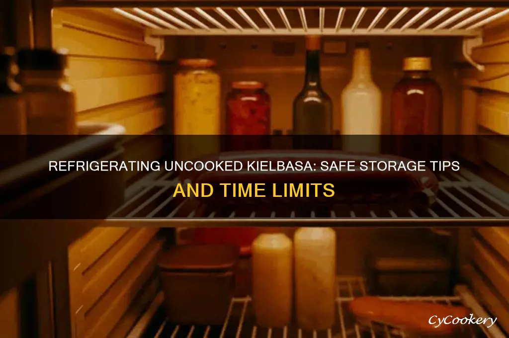 how long can you refrigerate uncooked kilbasi