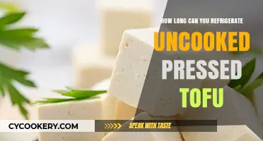 Refrigerating Uncooked Pressed Tofu: Optimal Storage Time and Tips