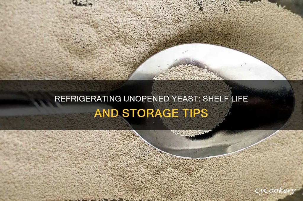how long can you refrigerate unopened yeast