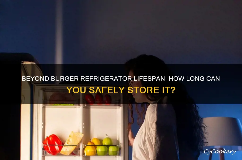 how long can you refrigerator beyond burger