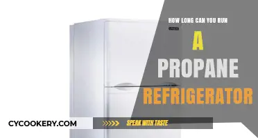 Propane Refrigerator Runtime: How Long Can You Keep It Running?