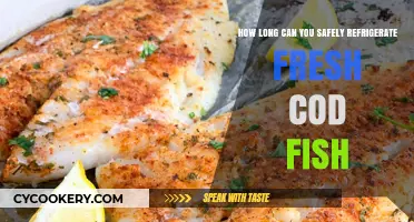 Safely Storing Fresh Cod: Optimal Refrigeration Time and Tips