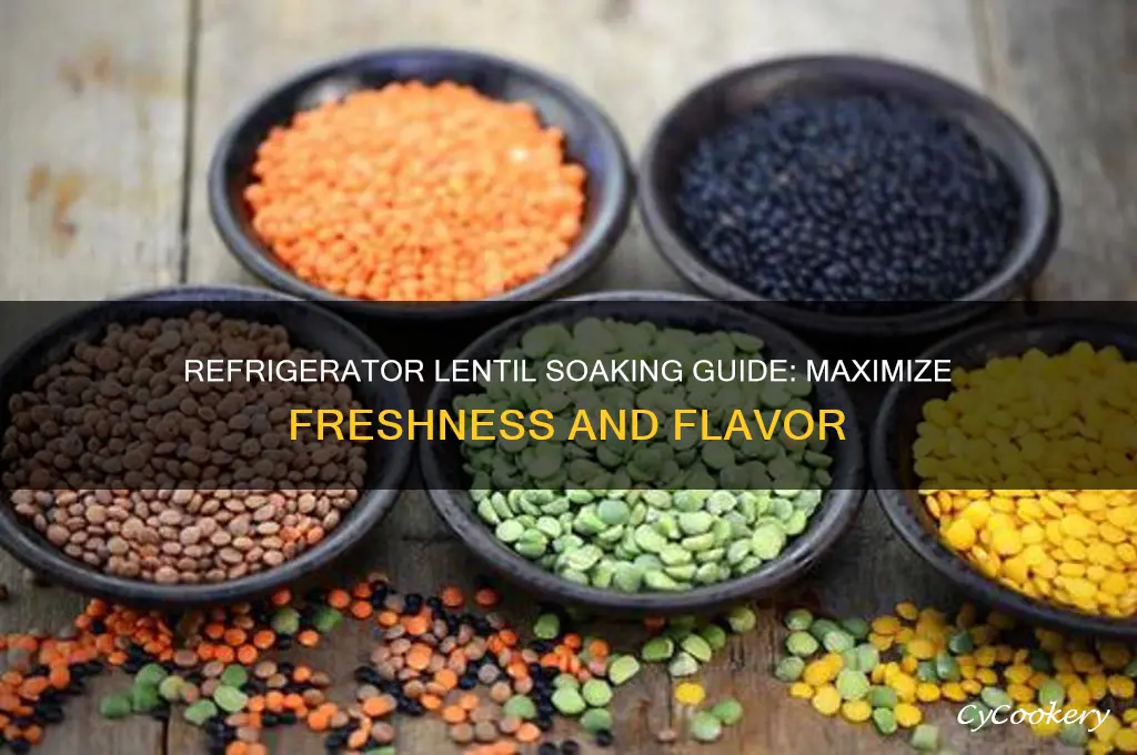 how long can you soak lentils refrigerator