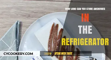 Anchovies Storage Guide: Refrigerator Shelf Life and Freshness Tips